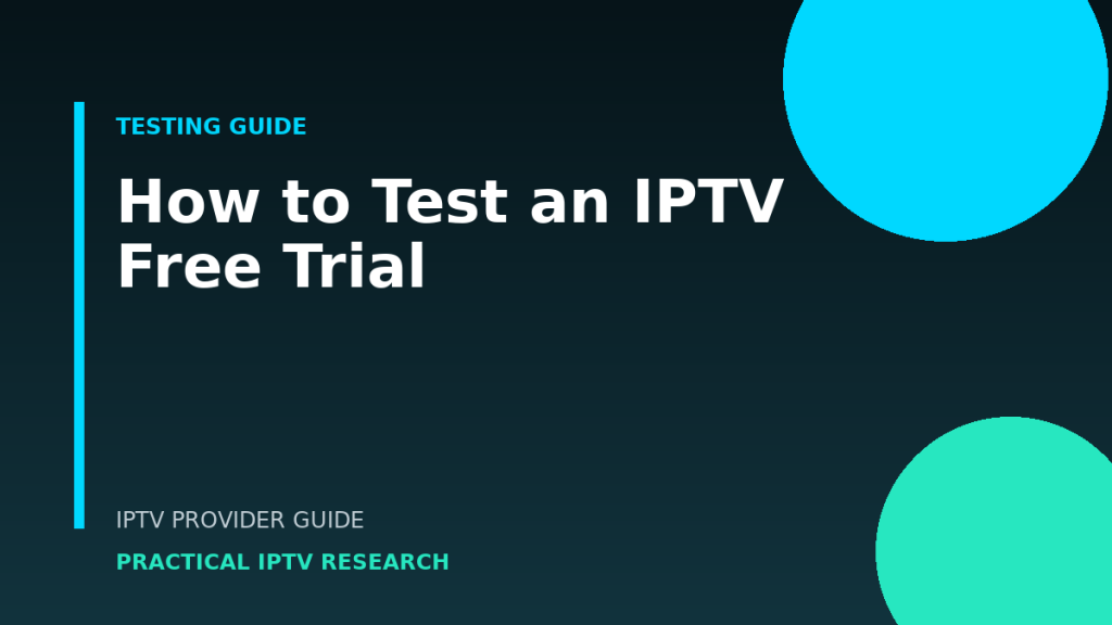 IPTV free trial