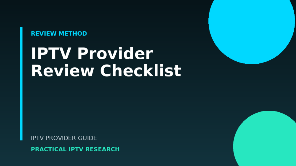 IPTV provider review