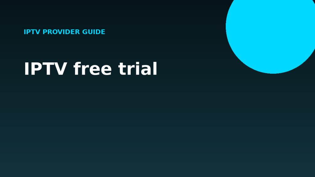 IPTV free trial